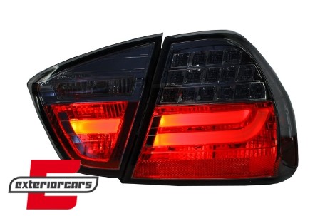 LED stražnja svjetla LightBar LCI dizajn (smoke) / BMW serije 3 E90 limuzina (2005-2008), LDBMC9