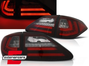 LED stražnja svjetla SEQ žmigavci (crvena/kristal) / Lexus RX III AL10 (2009-2012), LDLE06