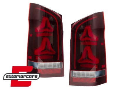 LED stražnja svjetla SEQ žmigavci (crvena/smoke) / Mercedes V-klasa W447 (2014-2023), TLMBW447TL