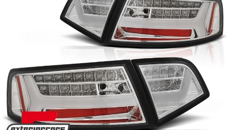 LED stražnja svjetla SEQ žmigavci Facelift dizajn (chrome) / Audi A6 4F2 C6 limuzina (2008-2011), LDAUF1