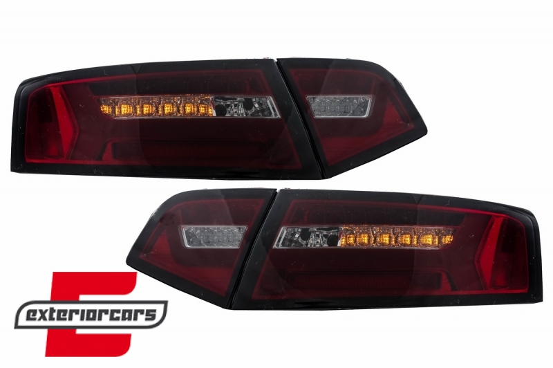 LED stražnja svjetla SEQ žmigavci Facelift dizajn (crvena/smoke) / Audi A6 4F2 C6 limuzina (2008-2011), 
LDAUF3
