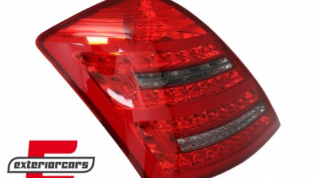 LED stražnja svjetla SEQ žmigavci Facelift dizajn (crvena/smoke) / Mercedes S-klasa W221 (2005-2009), LDMED1