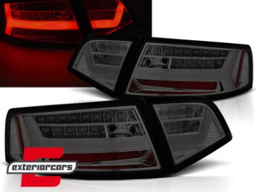 LED stražnja svjetla SEQ žmigavci Facelift dizajn (smoke) / Audi A6 4F2 C6 limuzina (2008-2011), LDAUF4
