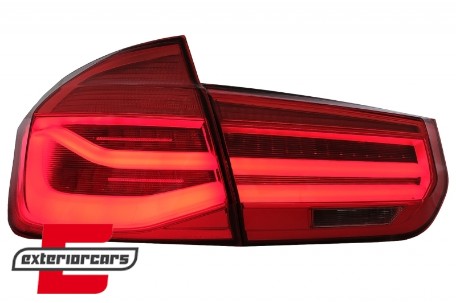LED stražnja svjetla SEQ žmigavci LCI dizajn (crvena) / BMW serije 3 F30 F35 F80 (2011-2019), LDBMK7