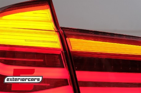 LED stražnja svjetla SEQ žmigavci LCI dizajn (crvena) / BMW serije 3 F30 F35 F80 (2011-2019), LDBMK7