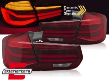 LED stražnja svjetla SEQ žmigavci LCI dizajn (crvena/kristal) / BMW serije 3 F31 karavan (2011-2019), LDBMN3