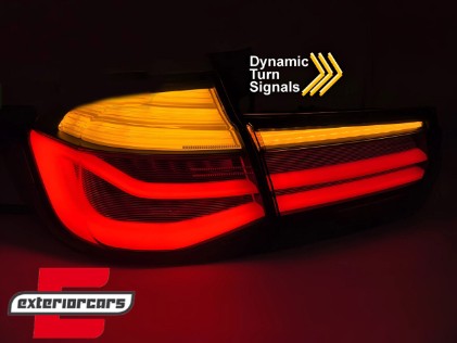 LED stražnja svjetla SEQ žmigavci LCI dizajn (crvena/kristal) / BMW serije 3 F31 karavan (2011-2019), LDBMN3