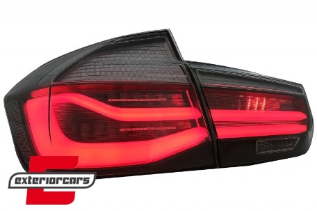 LED stražnja svjetla SEQ žmigavci LCI dizajn (smoke) / BMW serije 3 F30 F35 F80 (2011-2019), LDBMK8