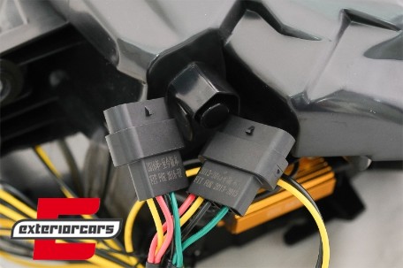 LED stražnja svjetla SEQ žmigavci LCI dizajn (smoke) / BMW serije 3 F30 F35 F80 (2011-2019), LDBMK8