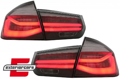 LED stražnja svjetla SEQ žmigavci LCI dizajn (smoke) / BMW serije 3 F30 F35 F80 (2011-2019), LDBMK8