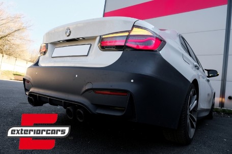 LED stražnja svjetla SEQ žmigavci LCI dizajn (smoke) / BMW serije 3 F30 F35 F80 (2011-2019), LDBMK8