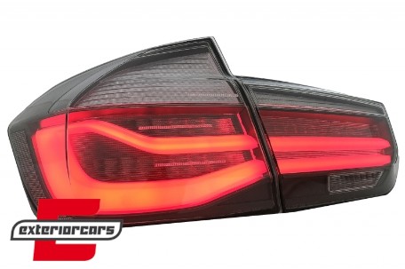 LED stražnja svjetla SEQ žmigavci LCI dizajn (smoke) / BMW serije 3 F30 F35 F80 (2011-2019), LDBMK8
