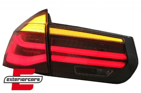 LED stražnja svjetla SEQ žmigavci LCI dizajn (smoke) / BMW serije 3 F30 F35 F80 (2011-2019), LDBMK8