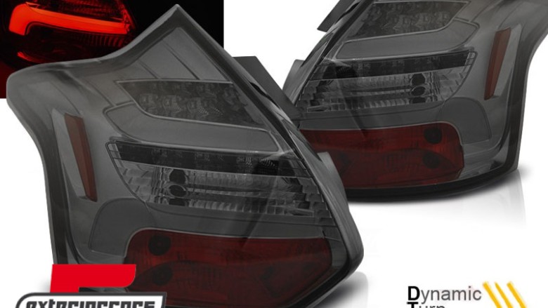 LED stražnja svjetla SEQ žmigavci (smoke) / Ford Focus 3 Hatchback (2011-10.2014), LDFO58
