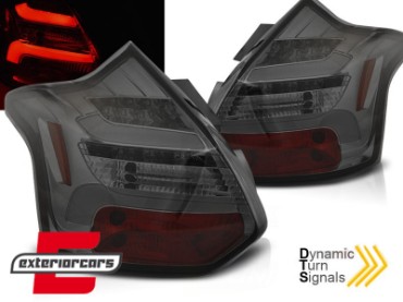 LED stražnja svjetla SEQ žmigavci (smoke) / Ford Focus 3 Hatchback (2011-10.2014), LDFO58