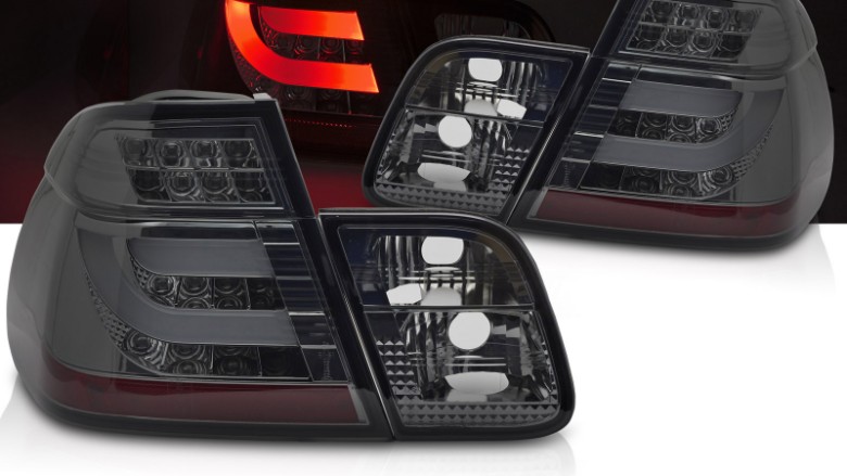 LED stražnja svjetla (smoke) / BMW serije 3 E46 limuzina (09.2001-2005), LDBMO6