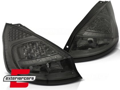 LED stražnja svjetla (smoke) / Ford Fiesta Mk7 (2008-2012) hatchback, LDFO43