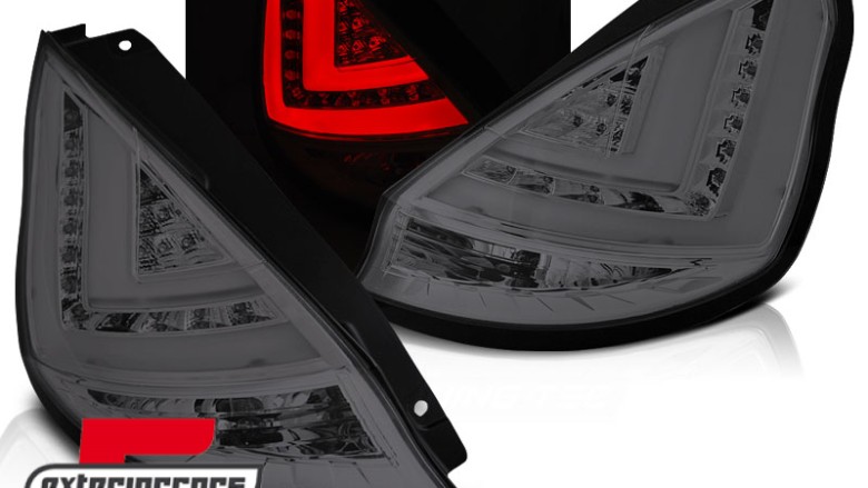 LED stražnja svjetla (smoke) / Ford Fiesta Mk7 (2008-2012) hatchback, LDFO47