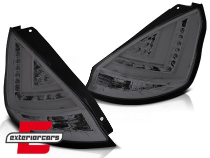 LED stražnja svjetla (smoke) / Ford Fiesta Mk7 (2008-2012) hatchback, LDFO47
