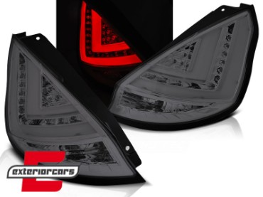 LED stražnja svjetla (smoke) / Ford Fiesta Mk7 Facelift (2012-2016) hatchback, LDFO51