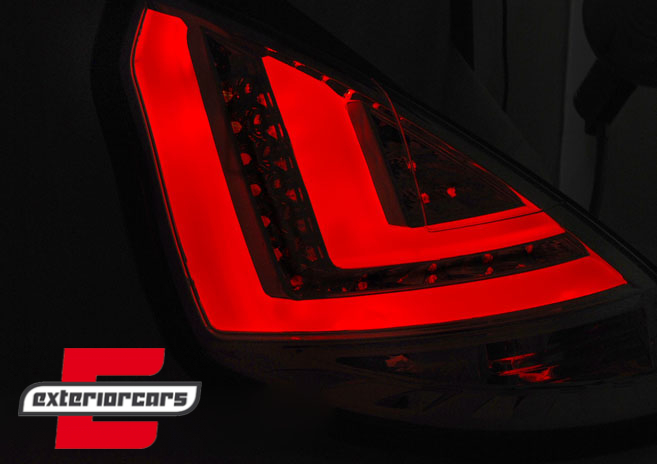 LED stražnja svjetla (smoke) / Ford Fiesta Mk7 Facelift (2012-2016) hatchback, LDFO51