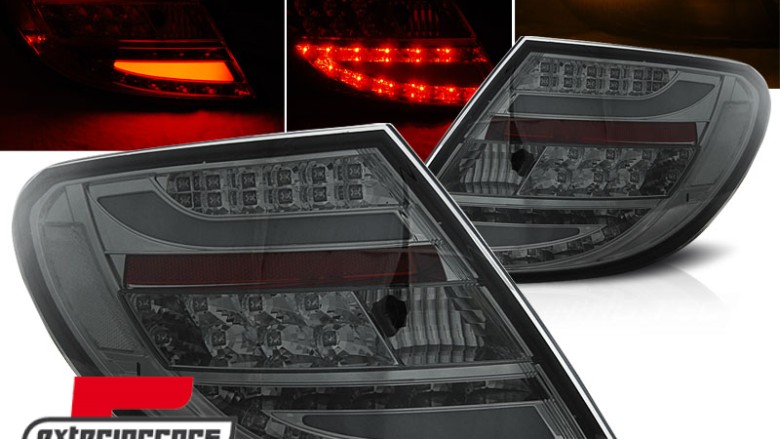 LED stražnja svjetla (smoke) / Mercedes C-klasa W204 limuzina (2007-2010), LDME70