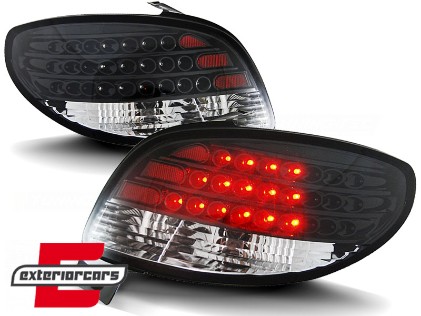 LED stražnja svjetla (smoke) / Peugeot 206 (10.1998-2009) hatchback 3V 5V, LDPE06
