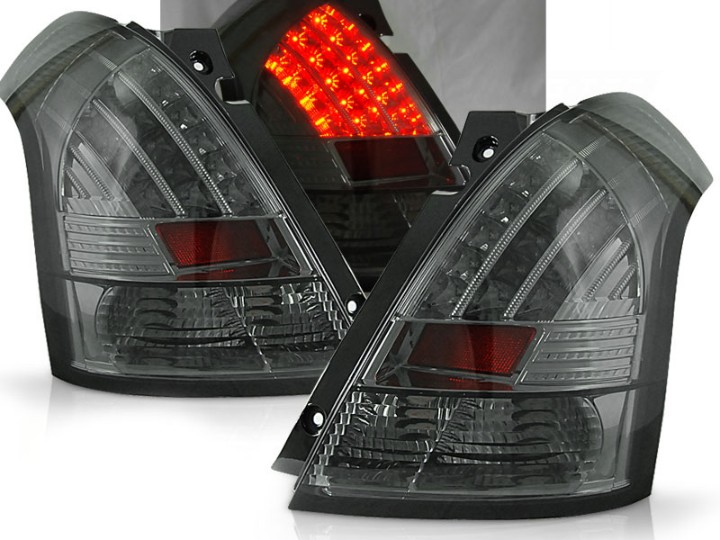 LED stražnja svjetla (smoke) / Suzuki Swift (05.2005-2010), LDSI03