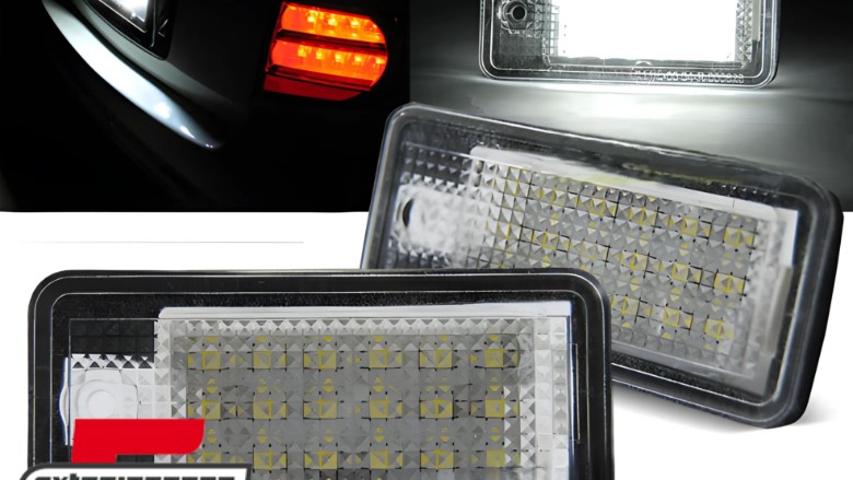 LED svjetla registarske pločice / AUDI A3 (2003-2008) A4 (2001-2008) A6 (2004-2011) Q7 (2006-2009), PRAU02