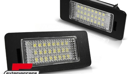 LED svjetla registarske pločice / AUDI A4 B8 A5 Q5 TT A6 A7 ŠKODA YETI FABIA SUPERB VW PASSAT B6 KARAVAN, PRAU01