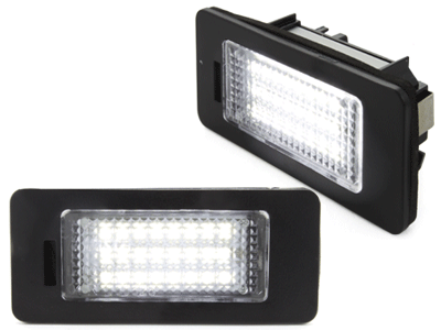 LED svjetla registarske pločice / AUDI A4 B8 A5 Q5 TT A6 A7 ŠKODA YETI FABIA SUPERB VW PASSAT B6 KARAVAN, PRAU01