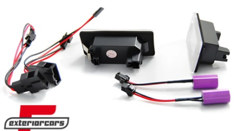 LED svjetla registarske pločice / AUDI A4 B8 A5 Q5 TT A6 A7 ŠKODA YETI FABIA SUPERB VW PASSAT B6 KARAVAN, PRAU06