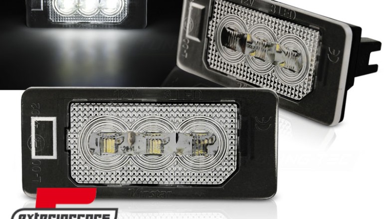 LED svjetla registarske pločice / AUDI A4 B8 A5 Q5 TT A6 A7 ŠKODA YETI FABIA SUPERB VW PASSAT B6 KARAVAN, PRAU09