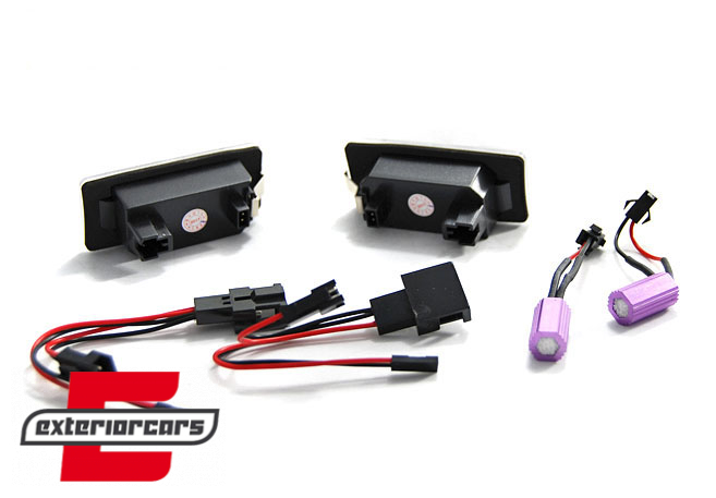 LED svjetla registarske pločice / AUDI A4 B8 A5 Q5 TT A6 A7 ŠKODA YETI FABIA SUPERB VW PASSAT B6 KARAVAN, PRAU09