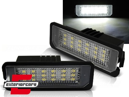 LED svjetla registarske pločice / VW Golf 4 5 6 7 Passat B6 Passat CC New Beetle Eos Phaeton Lupo Polo Scirocco, PRVW02