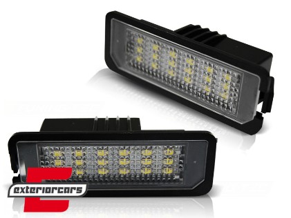 LED svjetla registarske pločice / VW Golf 4 5 6 7 Passat B6 Passat CC New Beetle Eos Phaeton Lupo Polo Scirocco, PRVW02