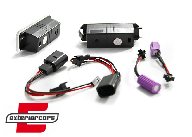 LED svjetla registarske pločice / VW Golf 4 5 6 7 Passat B6 Passat CC New Beetle Eos Phaeton Lupo Polo Scirocco, PRVW07
