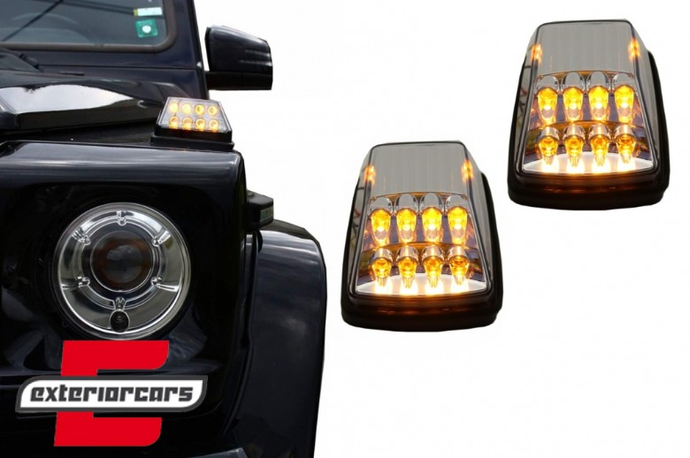 LED žmigavci (kristal) / Mercedes G-klasa W463 (1989-2015), TRLMBW463LEDC