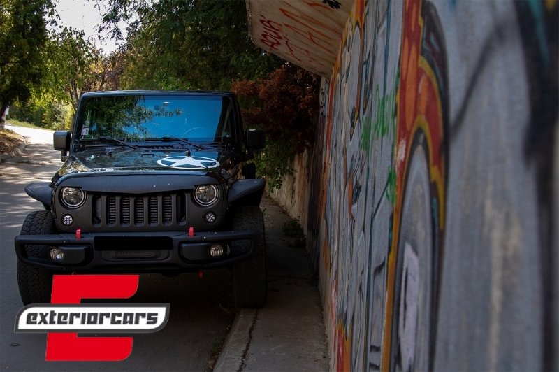 LED žmigavci u prednjoj masci (smoke) / JEEP Wrangler JK (2007-2016), SMJEWJK