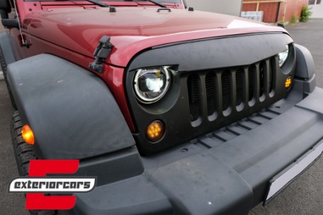 LED žmigavci u prednjoj masci (smoke) / JEEP Wrangler JK (2007-2016), SMJEWJK