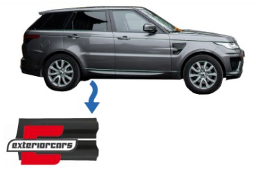Letvice donje stražnjih vrata (crna) / Land Rover Range Rover Sport L494 (2013-2022), LBR140381