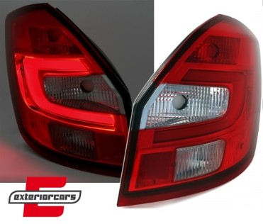 LightBar stražnja svjetla (crvena/chrome), SK006-BERE2