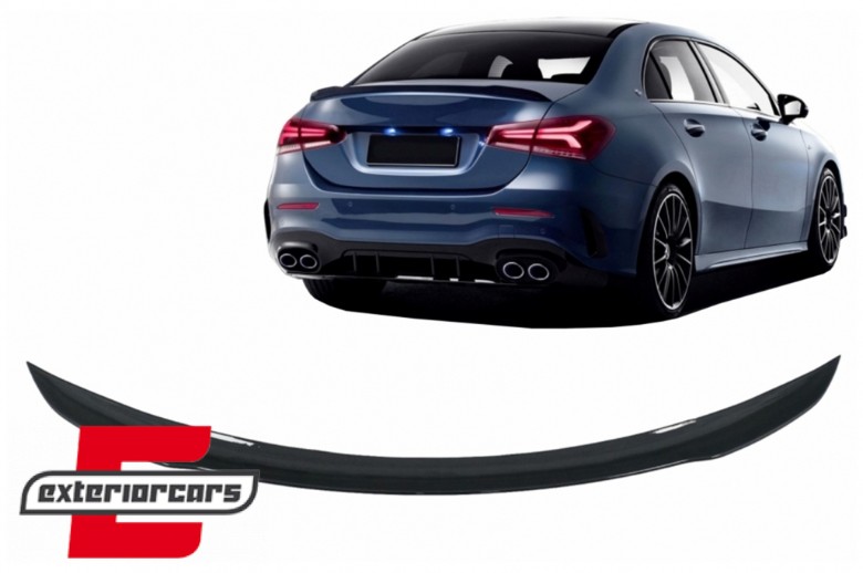 Lip bunkera A45 AMG dizajn (piano crna) / Mercedes A-klasa limuzina V177 (2018-), 43198SET
