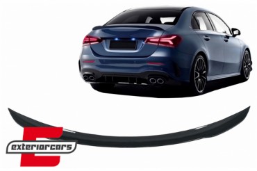 Lip bunkera A45 AMG dizajn (piano crna) / Mercedes A-klasa limuzina V177 (2018-), 43198SET