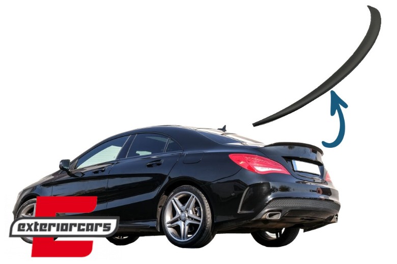 Lip bunkera AMG dizajn (mat crna) / Mercedes CLA C117 W117 (2013-2018), TSMBW117MB