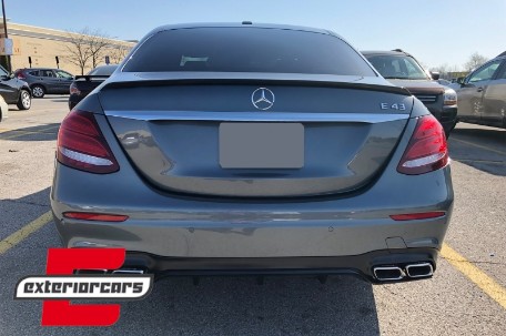 Lip bunkera AMG dizajn (mat crna) / Mercedes E-klasa W213 (2016-2023), TSMBW213