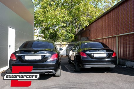 Lip bunkera AMG dizajn (piano crna) / MERCEDES C-klasa W205 limuzina (2014-2020), 39980SET