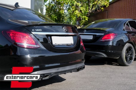 Lip bunkera AMG dizajn (piano crna) / MERCEDES C-klasa W205 limuzina (2014-2020), 39980SET