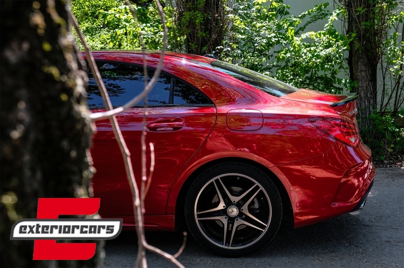 Lip bunkera AMG dizajn (piano crna) / Mercedes CLA C117 W117 (2013-2018), GCP-117300