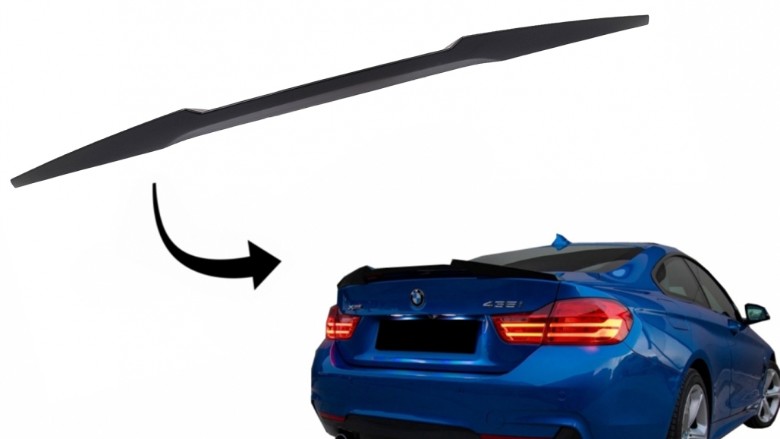 Lip bunkera M4 CS dizajn (mat crna) / BMW serije 4 Coupe F32 (2013-2019), TSBMF33M4CSB